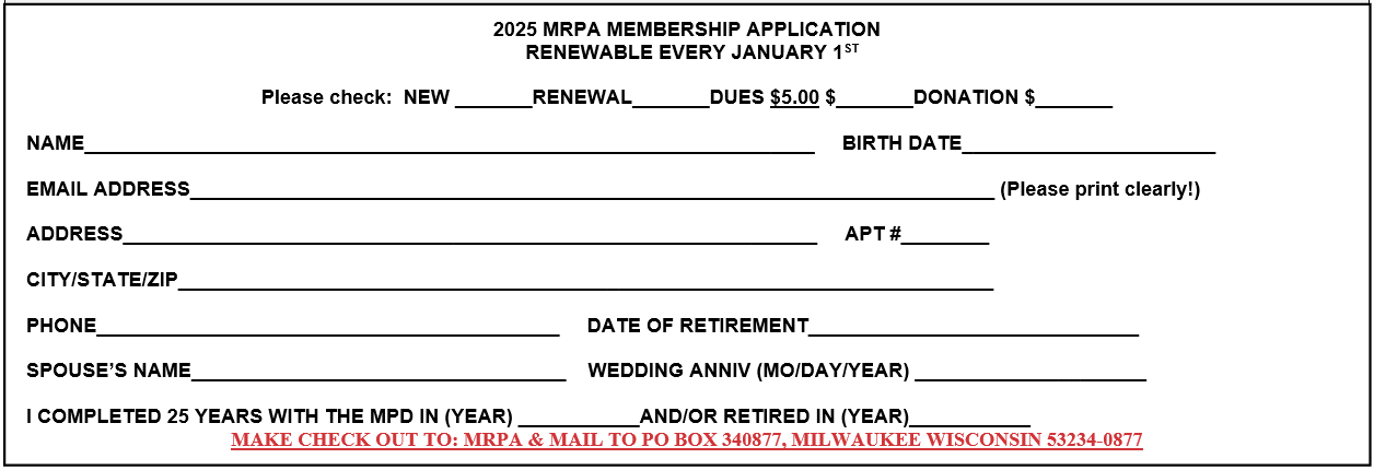 2024 MRPA Application